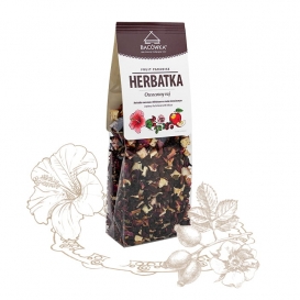 Herbatka owocowa Bacówka - Owocowy Raj, z hibiskusem o smaku żurawinowym, 75g